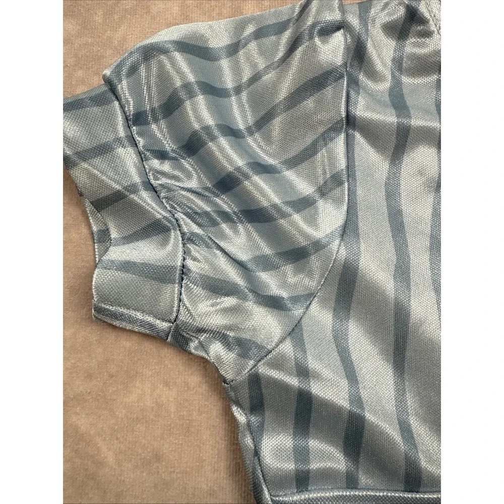 NWT Beetlejuice Nightgown Dress Up  Kids Girl's Sz Xs 4/5   Blue‎ Skull Print